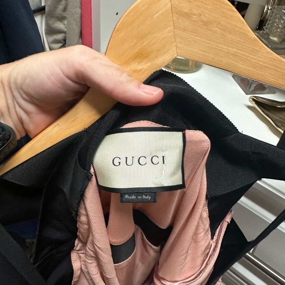 Gucci Black and Pink Pleated Dress - Picture 6 of 9